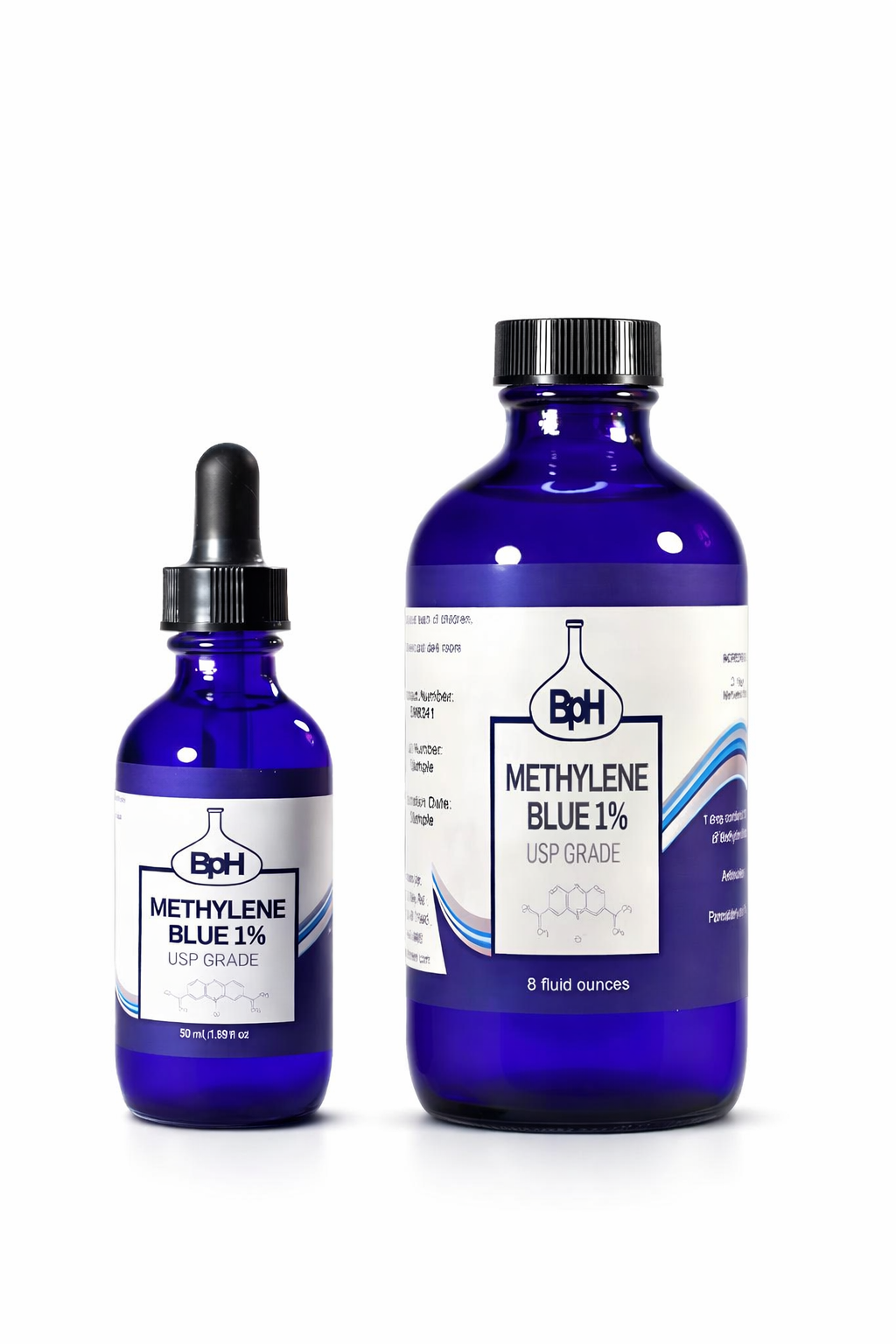BpH Methylene Blue 1%, 50 mL + 8 oz